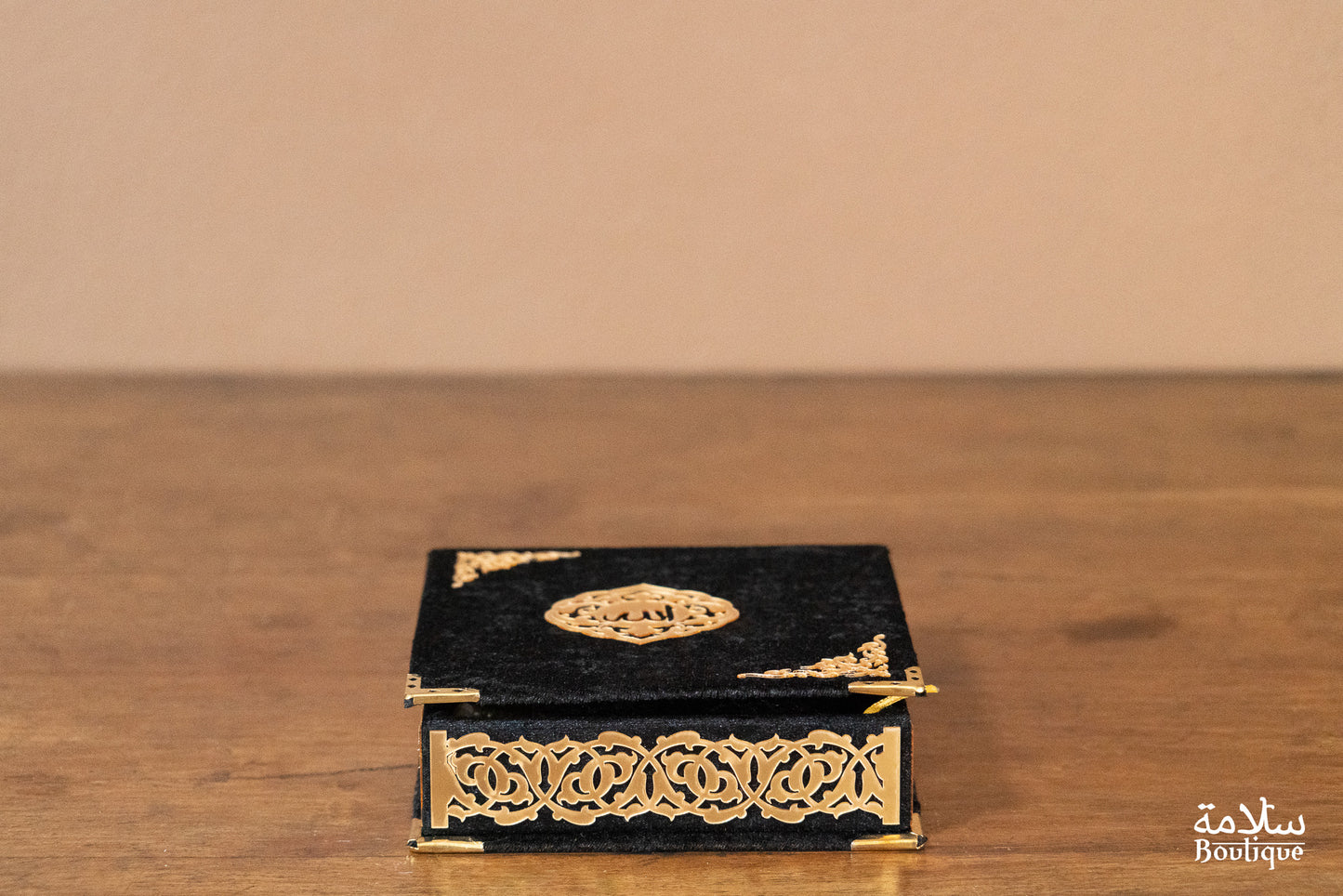 PETIT COFFRET CORAN ET CHAPELET NOIR